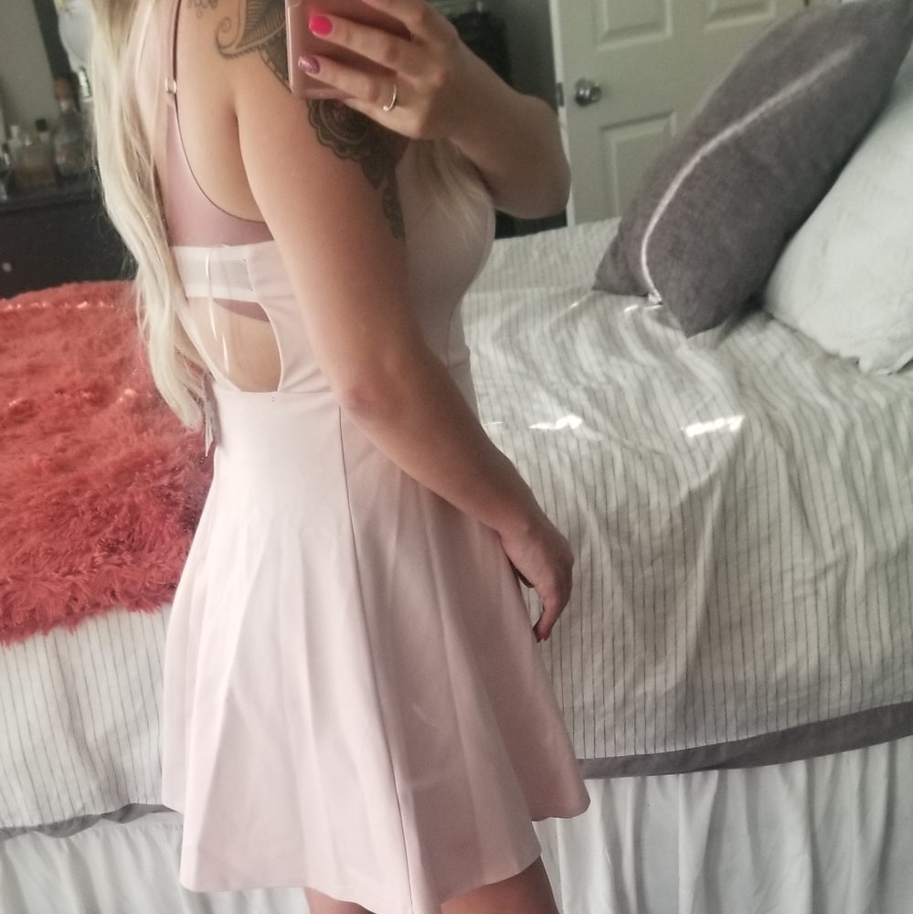 Topshop light pink (nude) dress